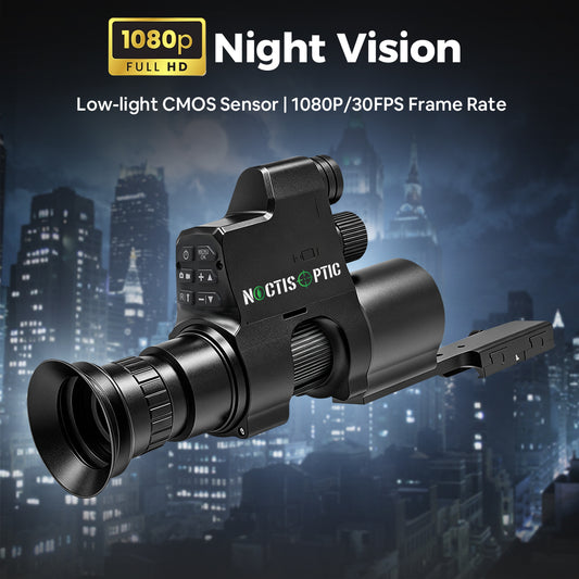 NOP4B Digital Night Vision Monocular - 2x Mag, 28mm Lens, Laser IR
